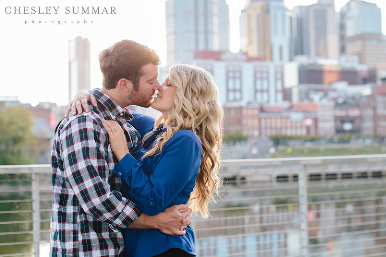 Downtown Nashville Engagement Session Nashville, TN Wedding